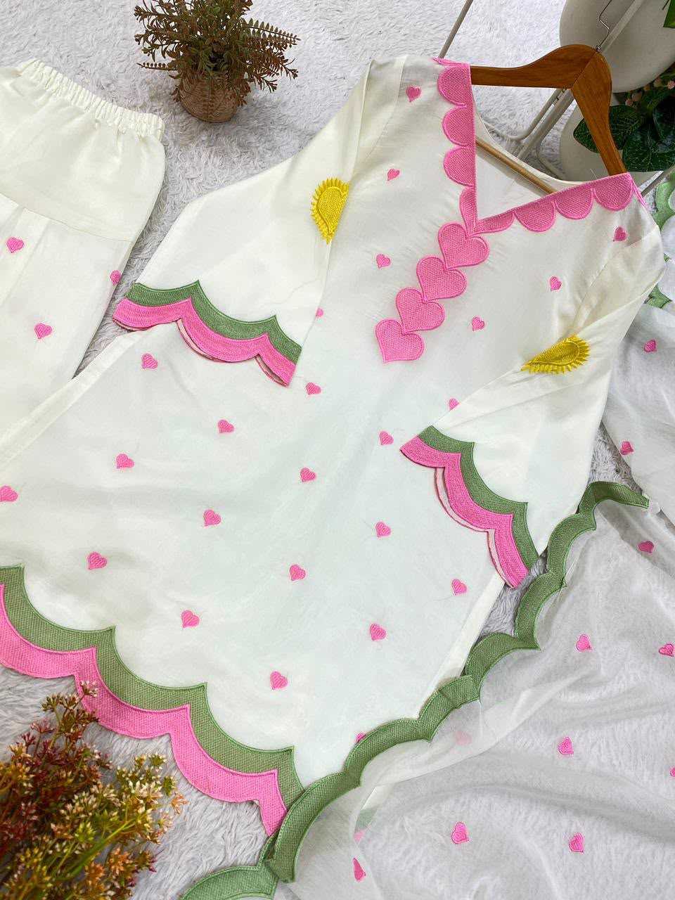 Chanderi Soft Ladies Suit