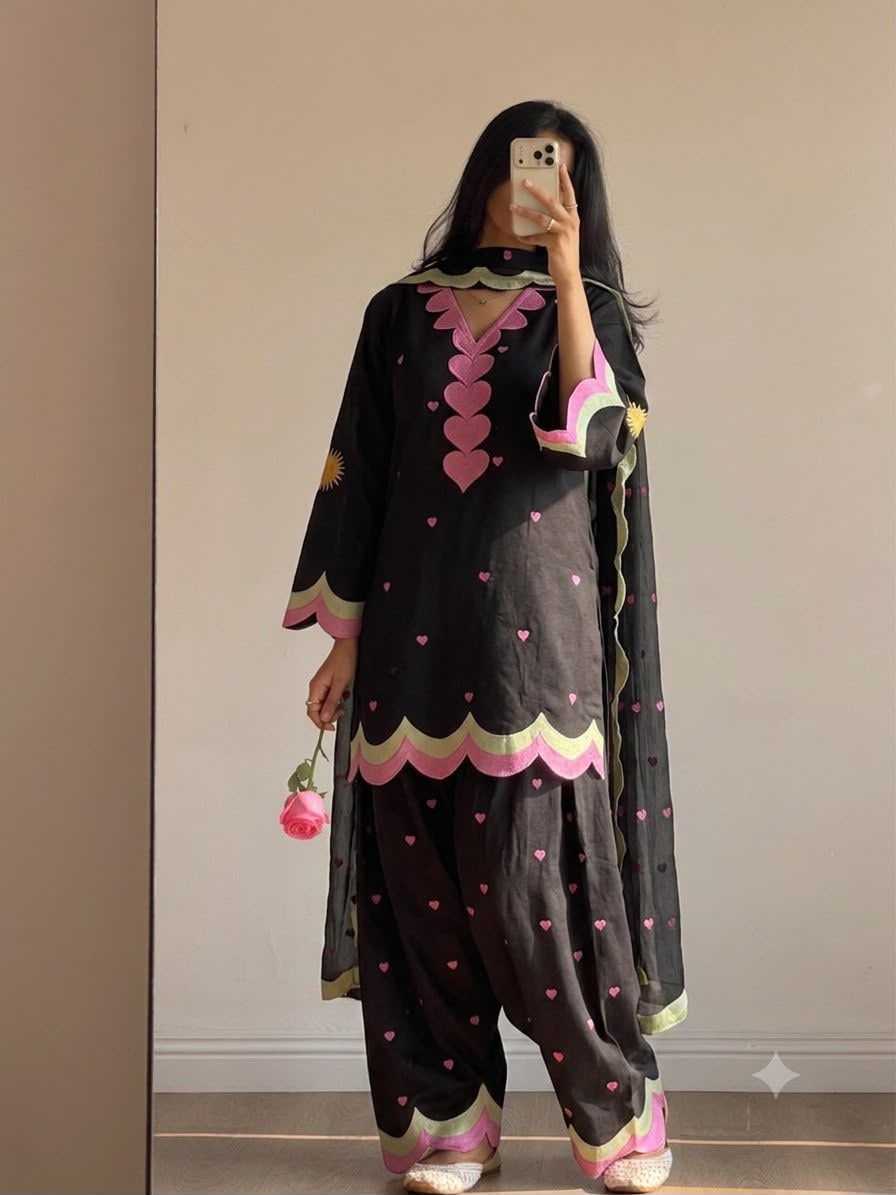 Chanderi Soft Ladies Suit