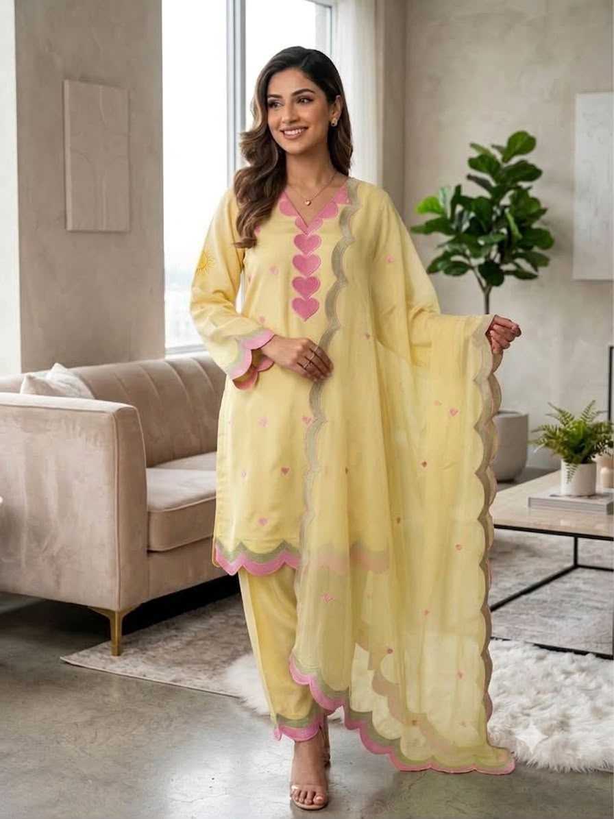 Chanderi Soft Ladies Suit