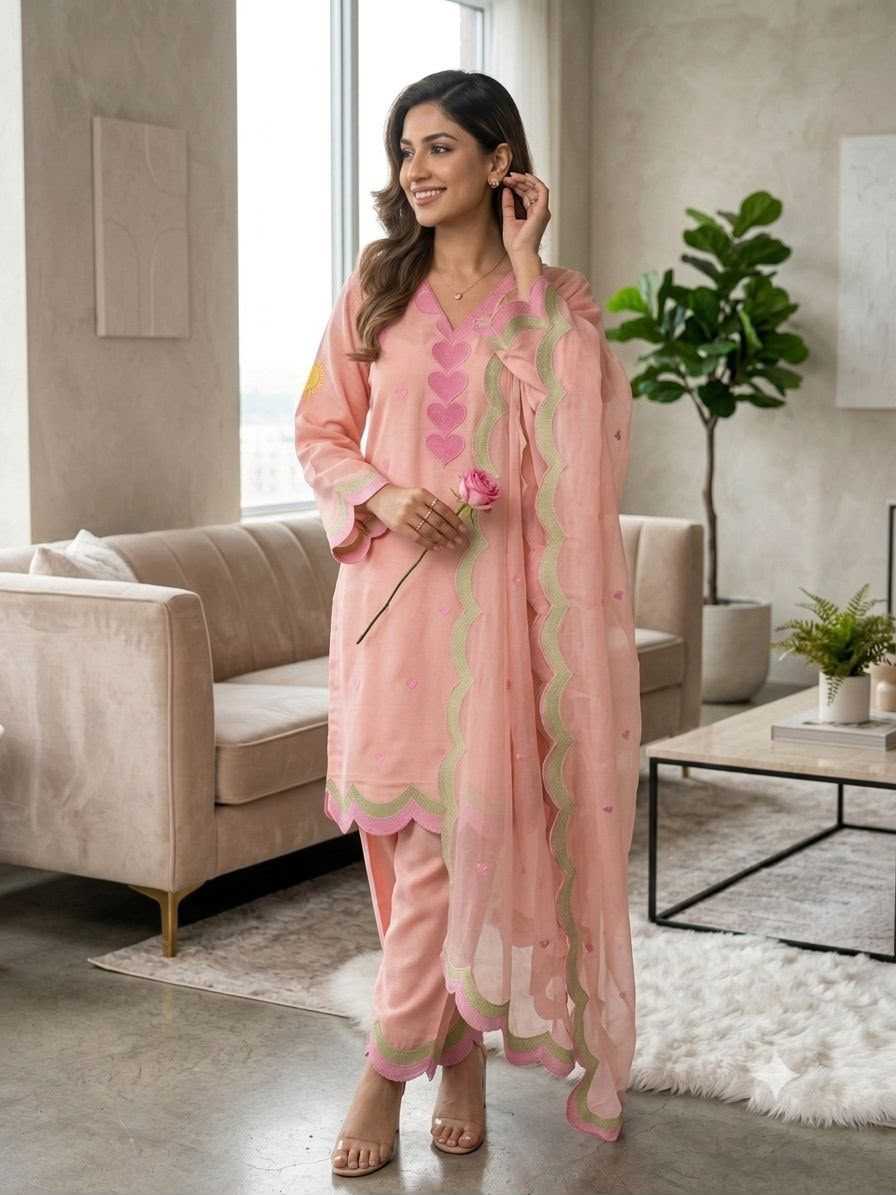 Chanderi Soft Ladies Suit