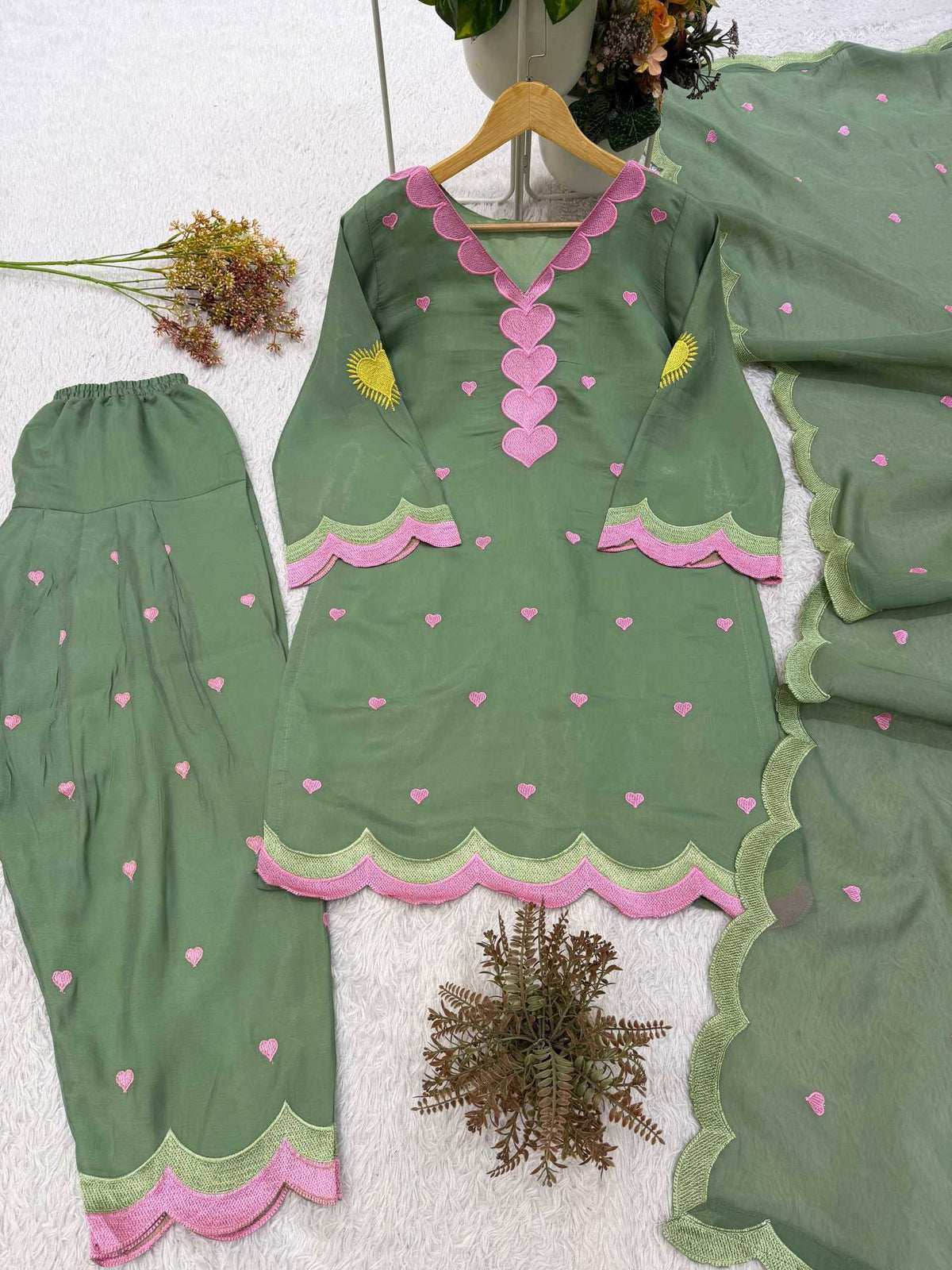 Chanderi Soft Ladies Suit