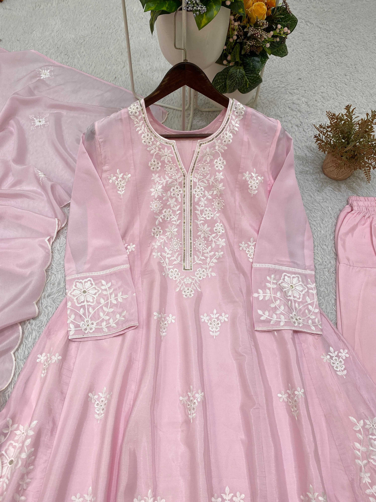 Silk Embroidery Suit 494