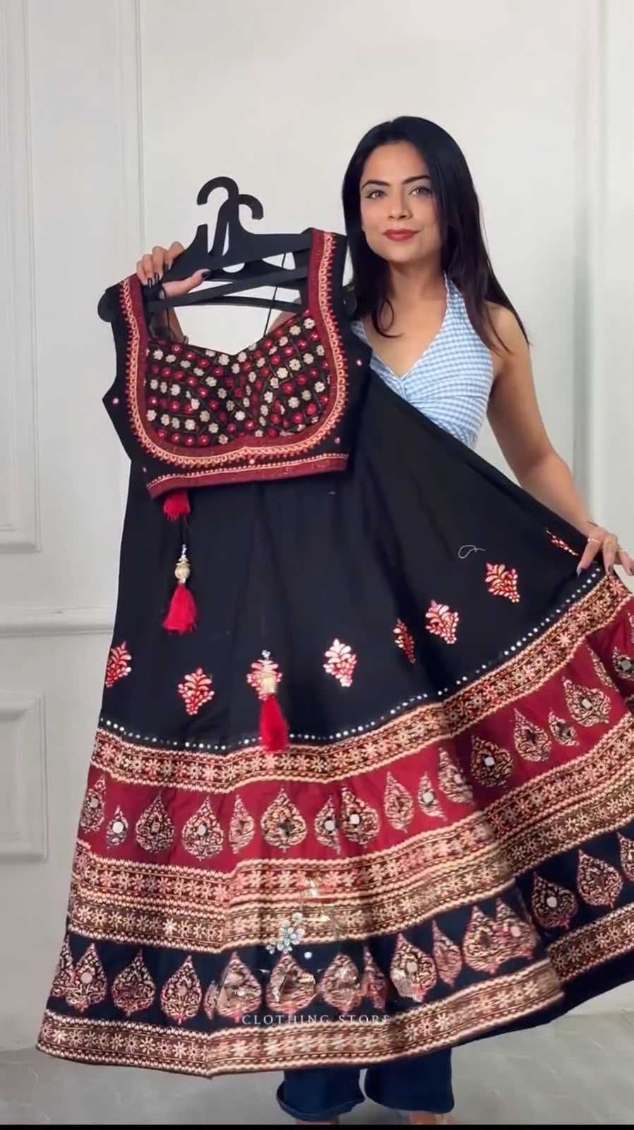 Rayon Printed Lehenga