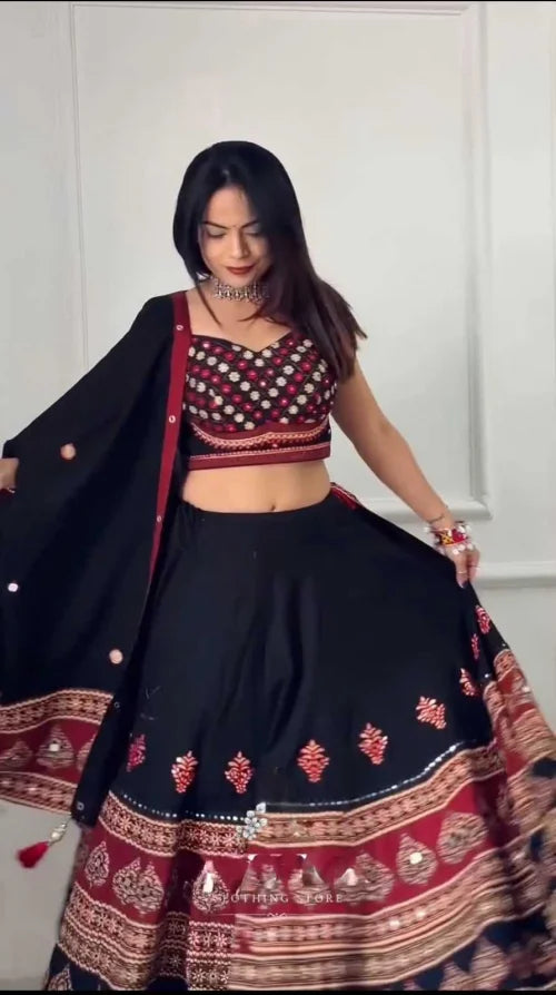 Rayon Printed Lehenga
