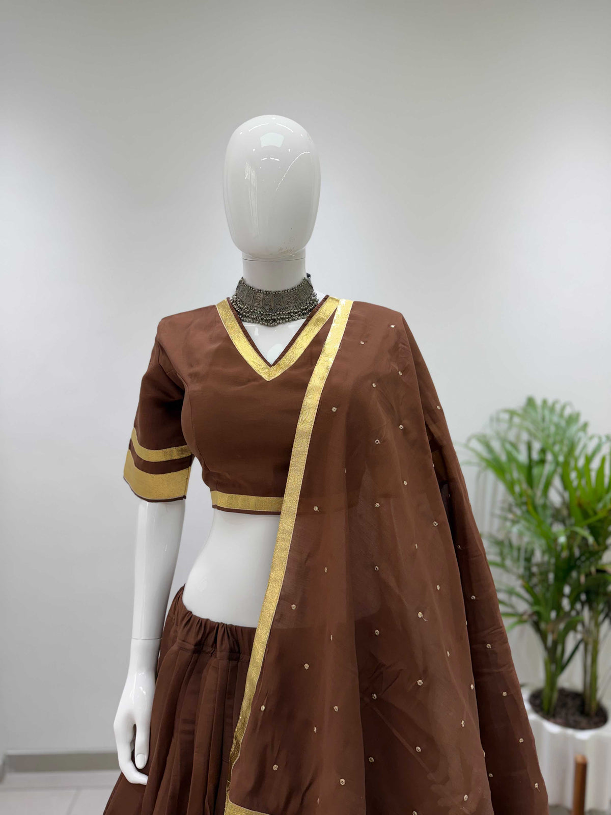 Chanderi Soft Designer Lehenga
