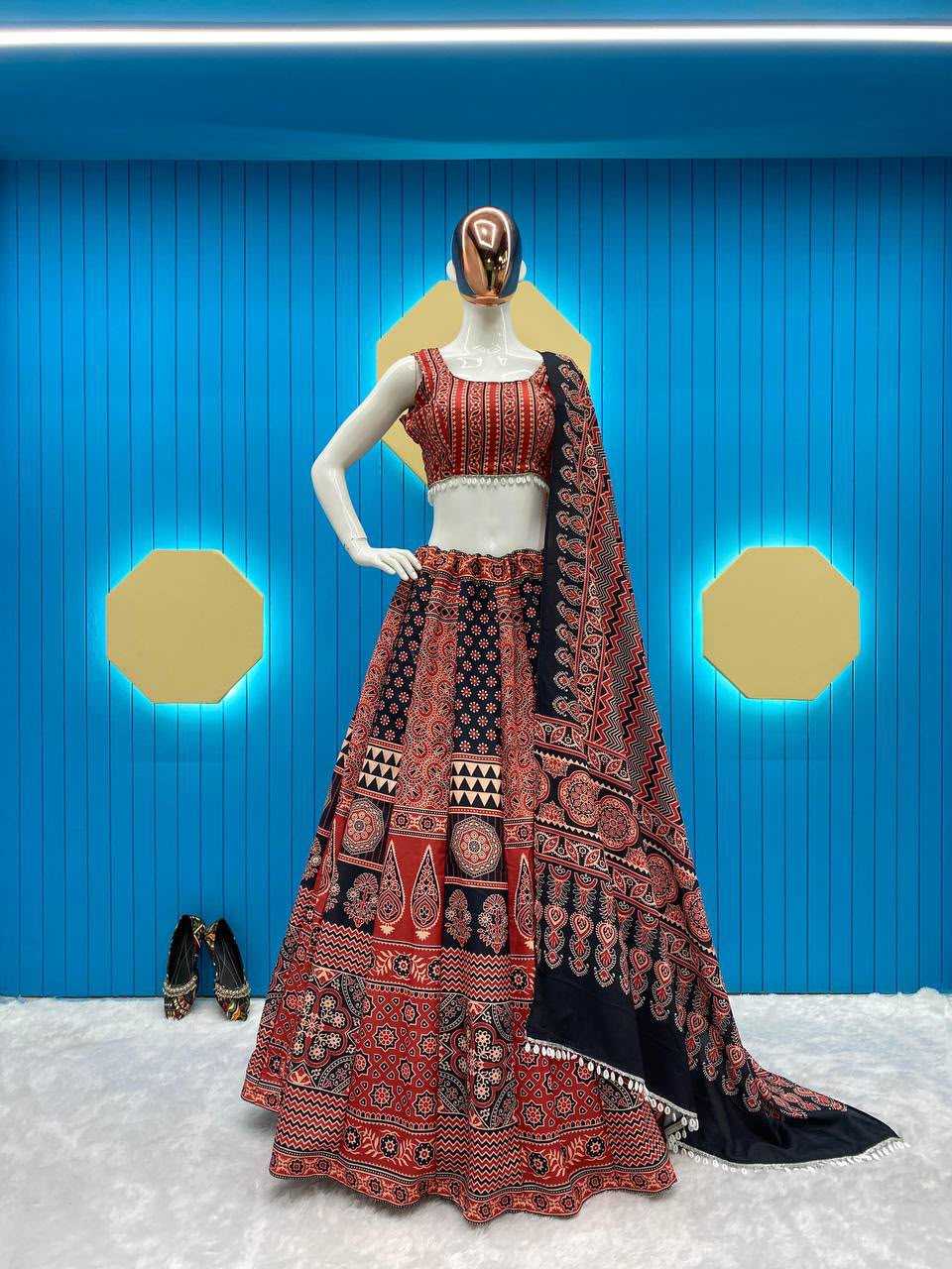Rayon Designer Lehenga 584