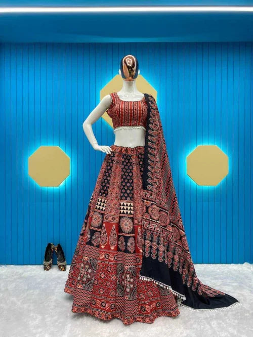 Rayon Designer Lehenga 584