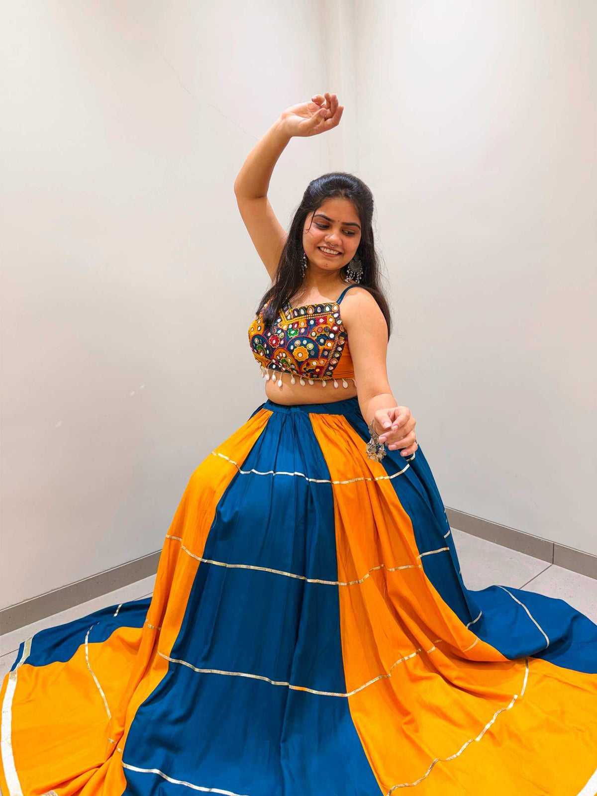 Rayon Embroidered Lehenga 657