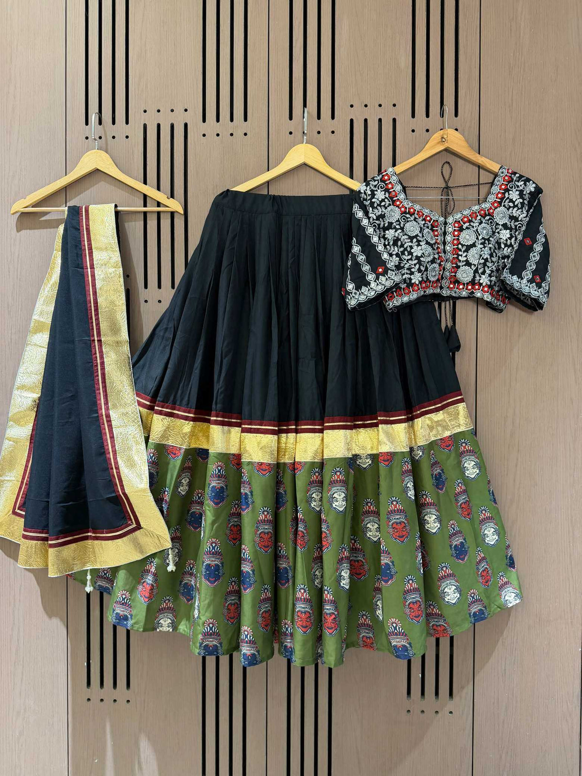 Rayon Embroidered Lehenga