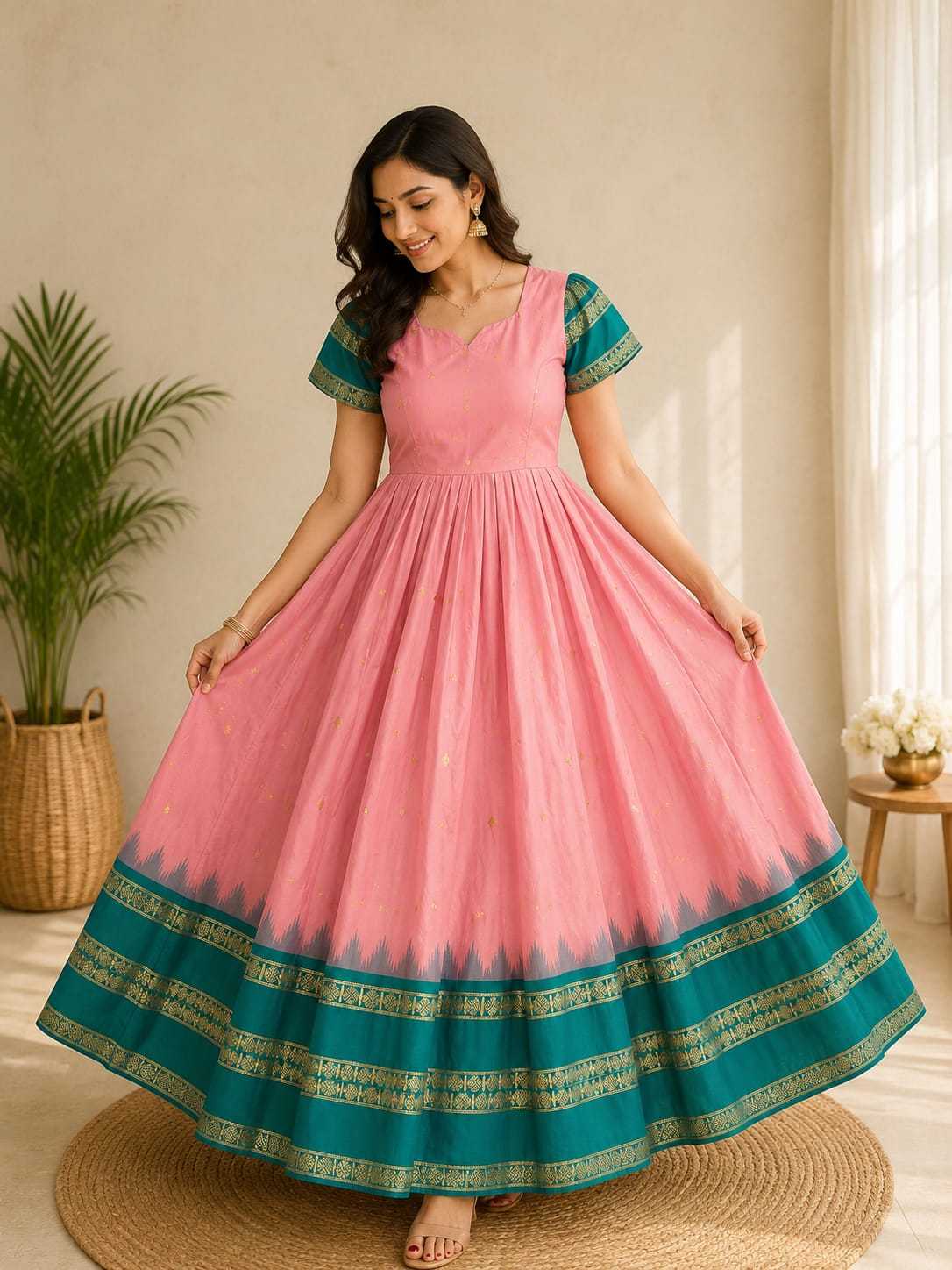 Soft Silk Fancy Gown