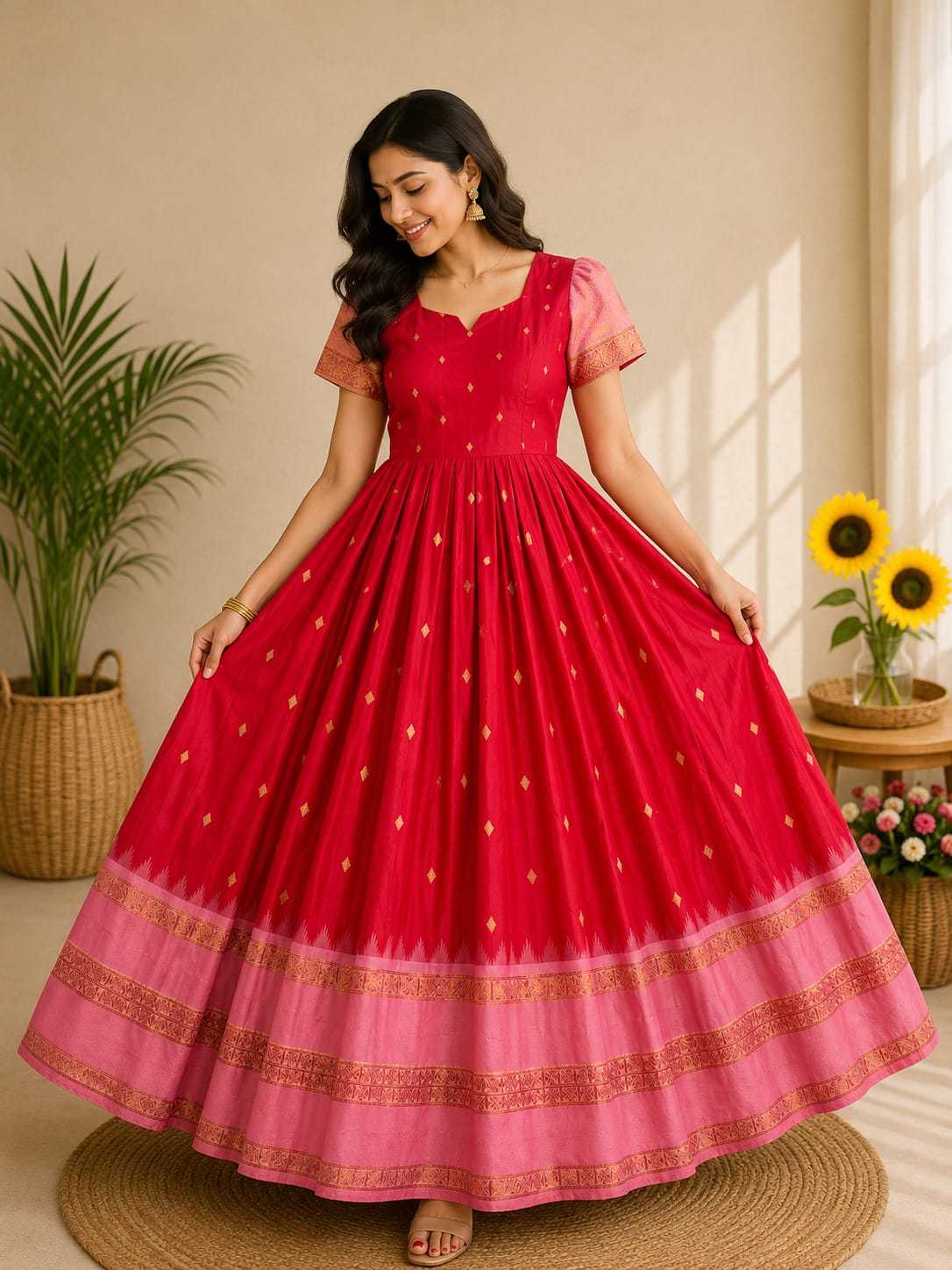 Soft Silk Fancy Gown