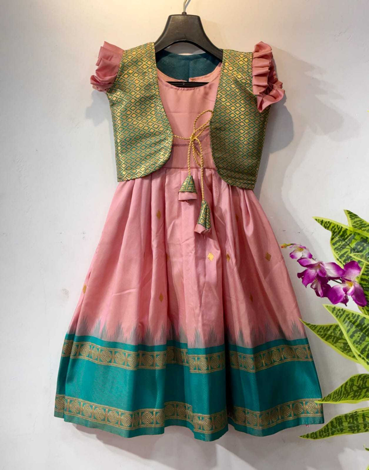 Koti Soft Silk Kids Gown