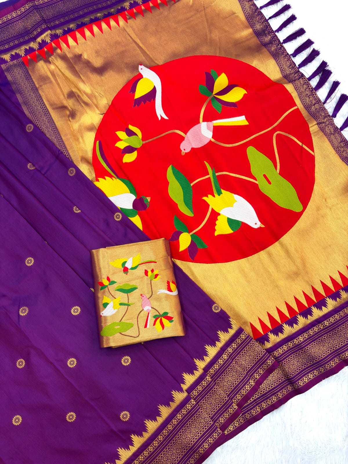 Pankhudi Paithani Silk Designer Saree