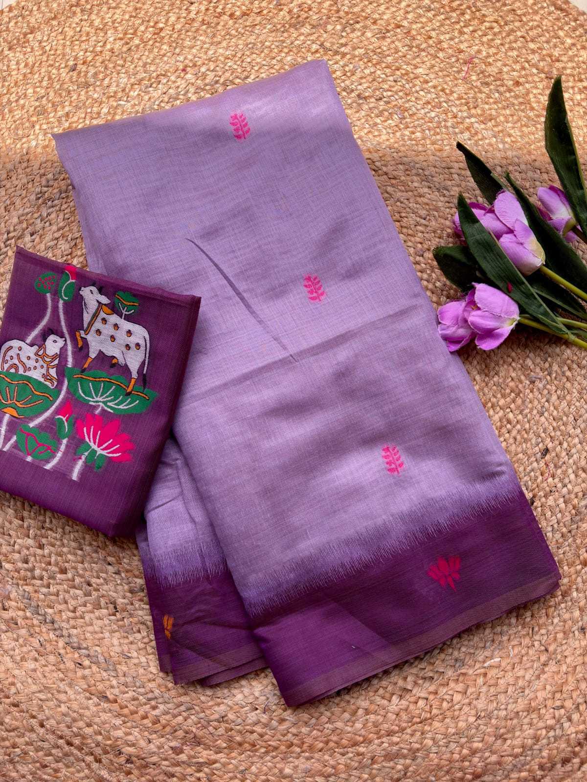 Pichwai Soft Cotton Designer Saree