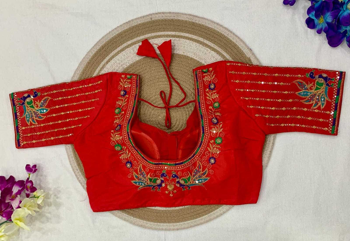 Special Paithani Silk Designer Blouse
