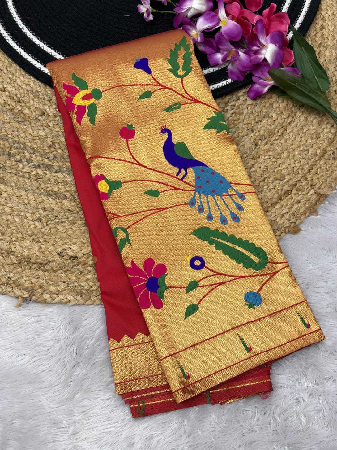 Vanira Paithani Silk Designer Saree