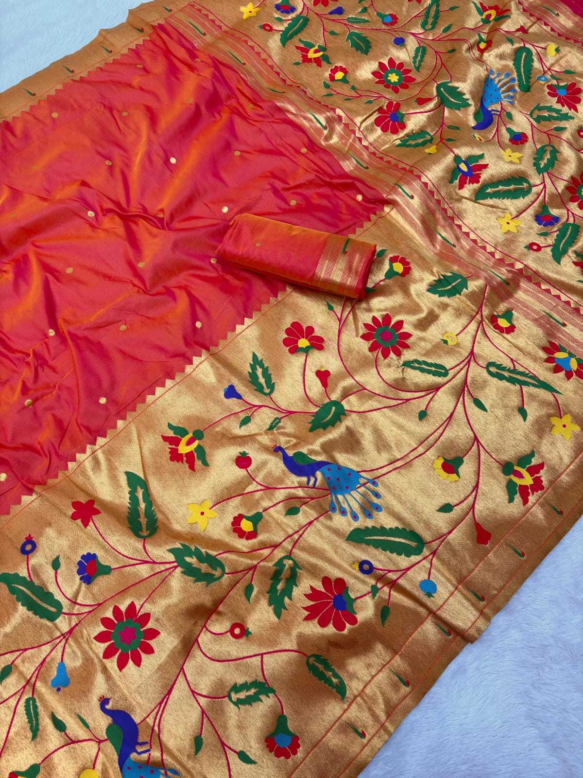 Vanira Paithani Silk Designer Saree