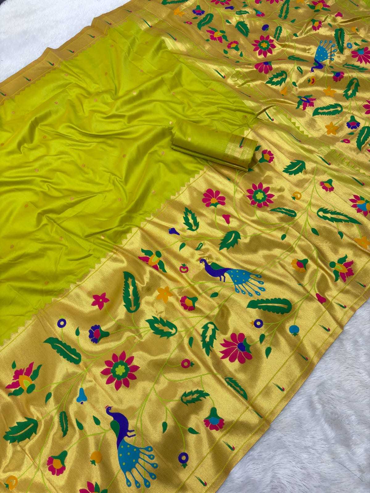 Vanira Paithani Silk Designer Saree