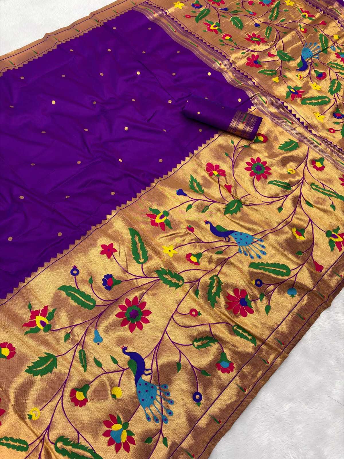 Vanira Paithani Silk Designer Saree