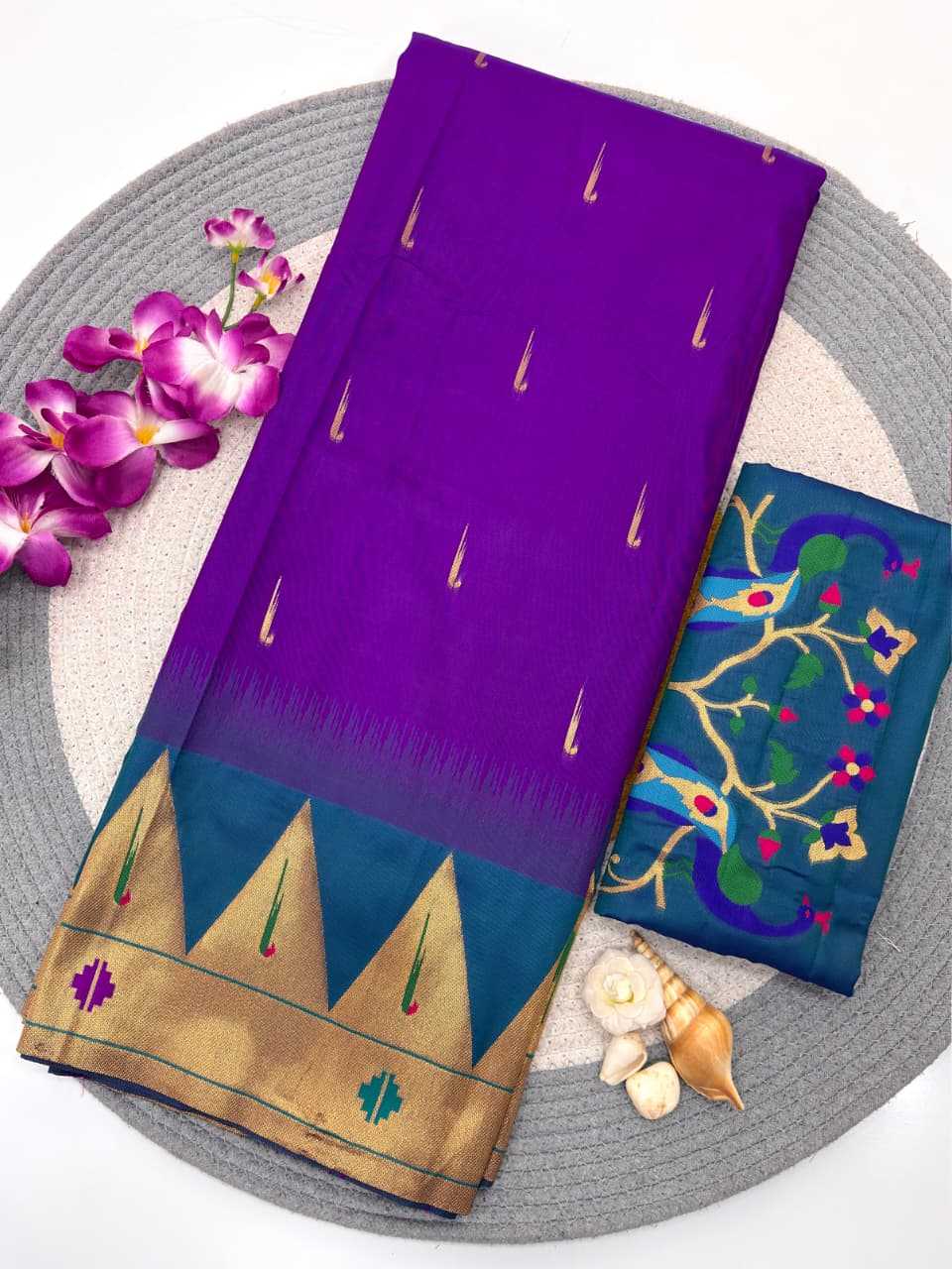 Vidya Paithani Silk Designer Saree