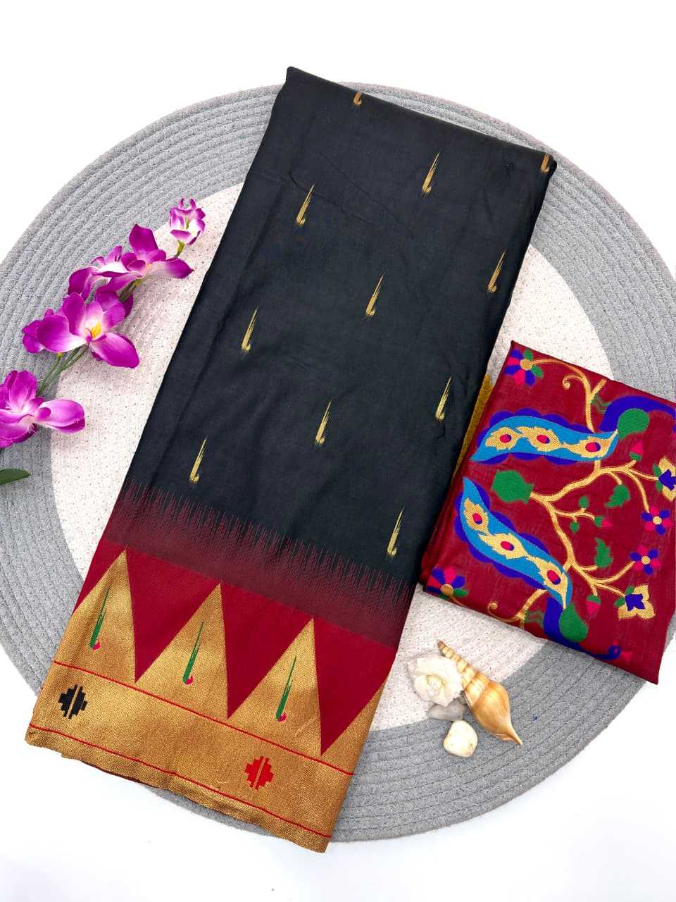 Vidya Paithani Silk Designer Saree