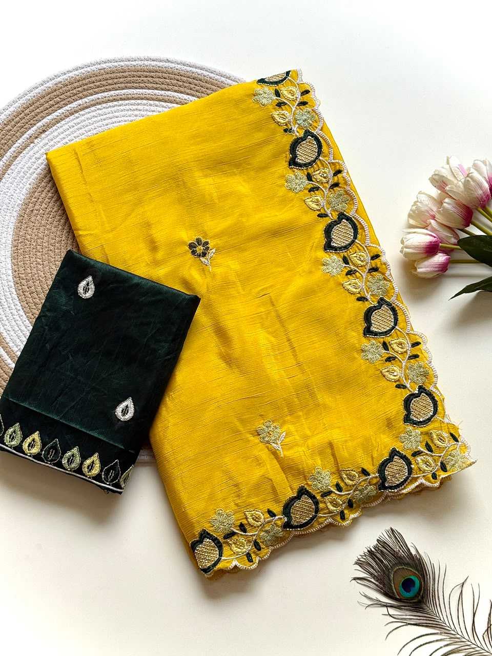 Chinon Party Wear Saree