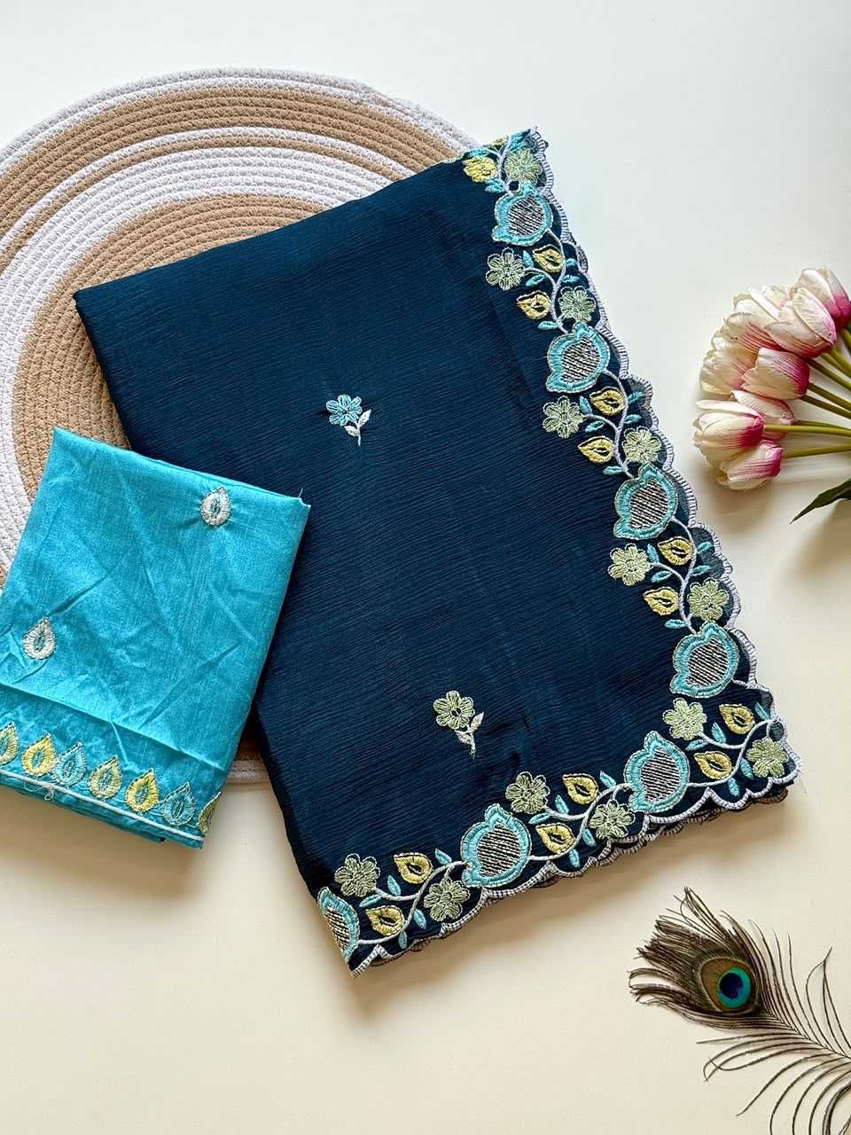 Chinon Party Wear Saree