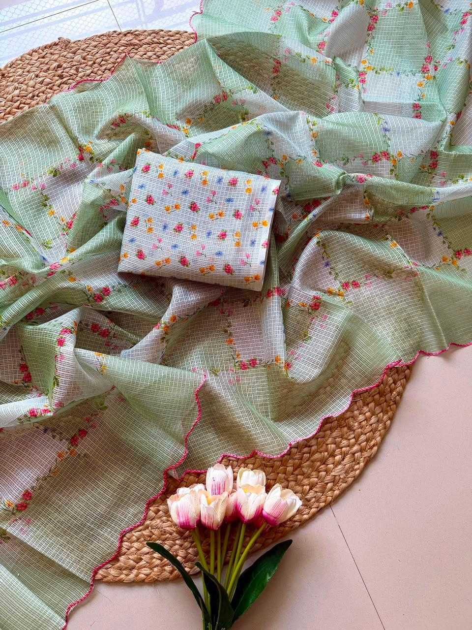 Kota Checks Printed Saree