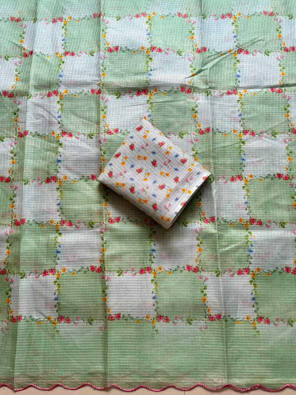 Kota Checks Printed Saree