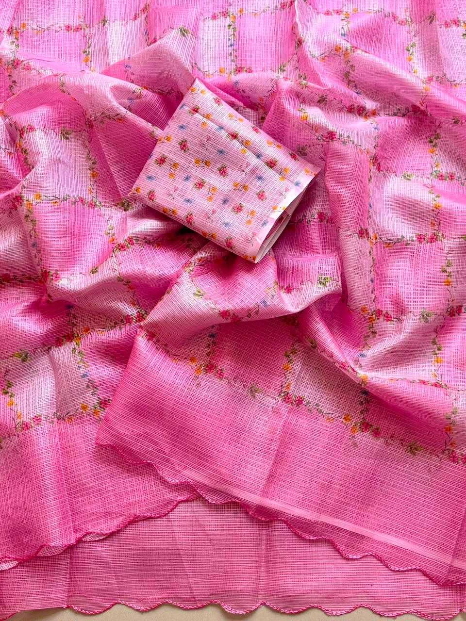 Kota Checks Printed Saree