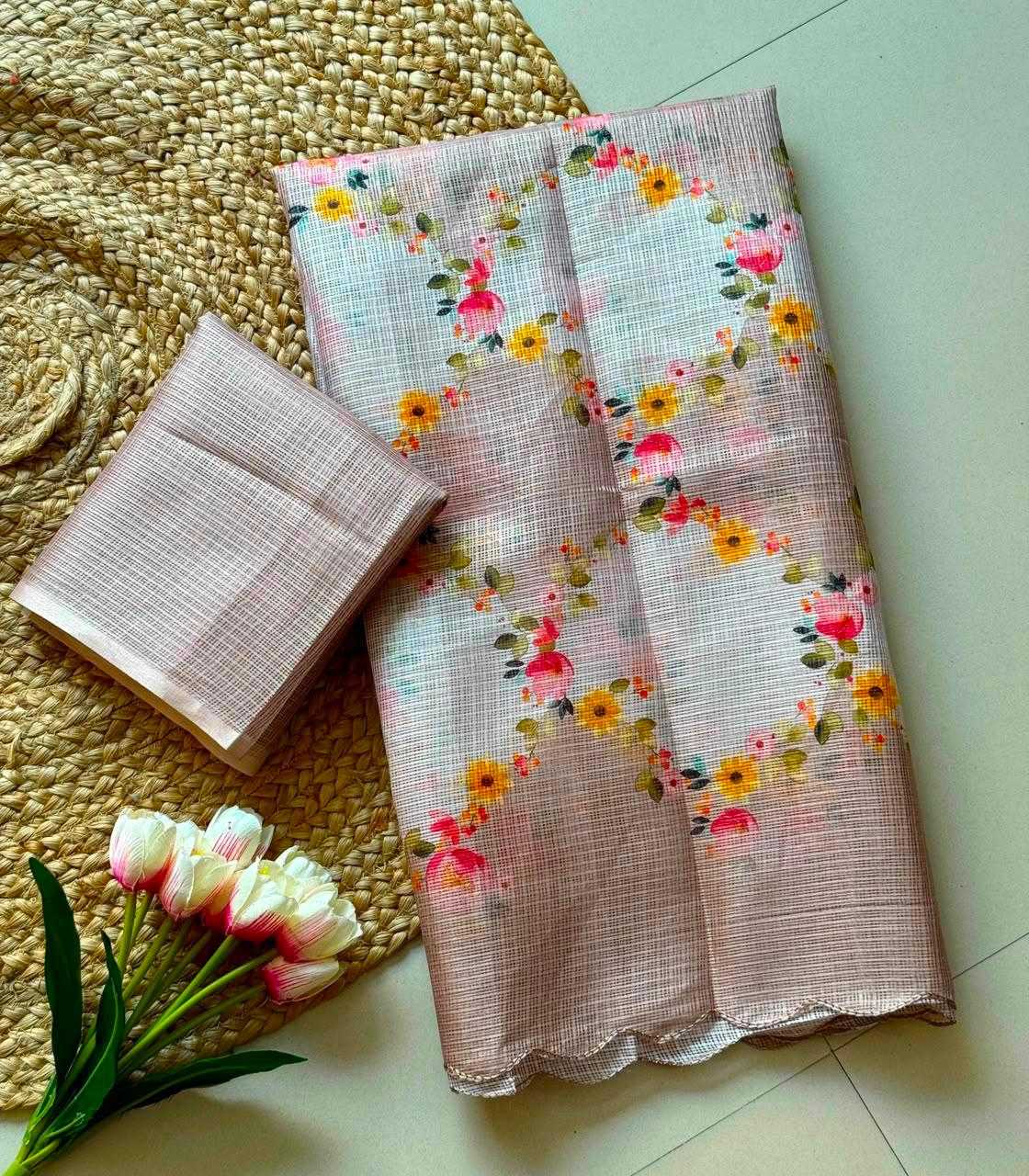 Kota Checks Printed Saree
