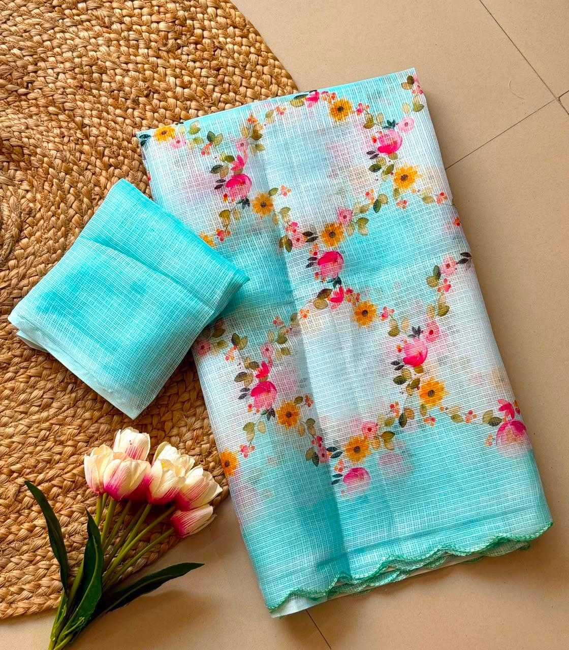 Kota Checks Printed Saree