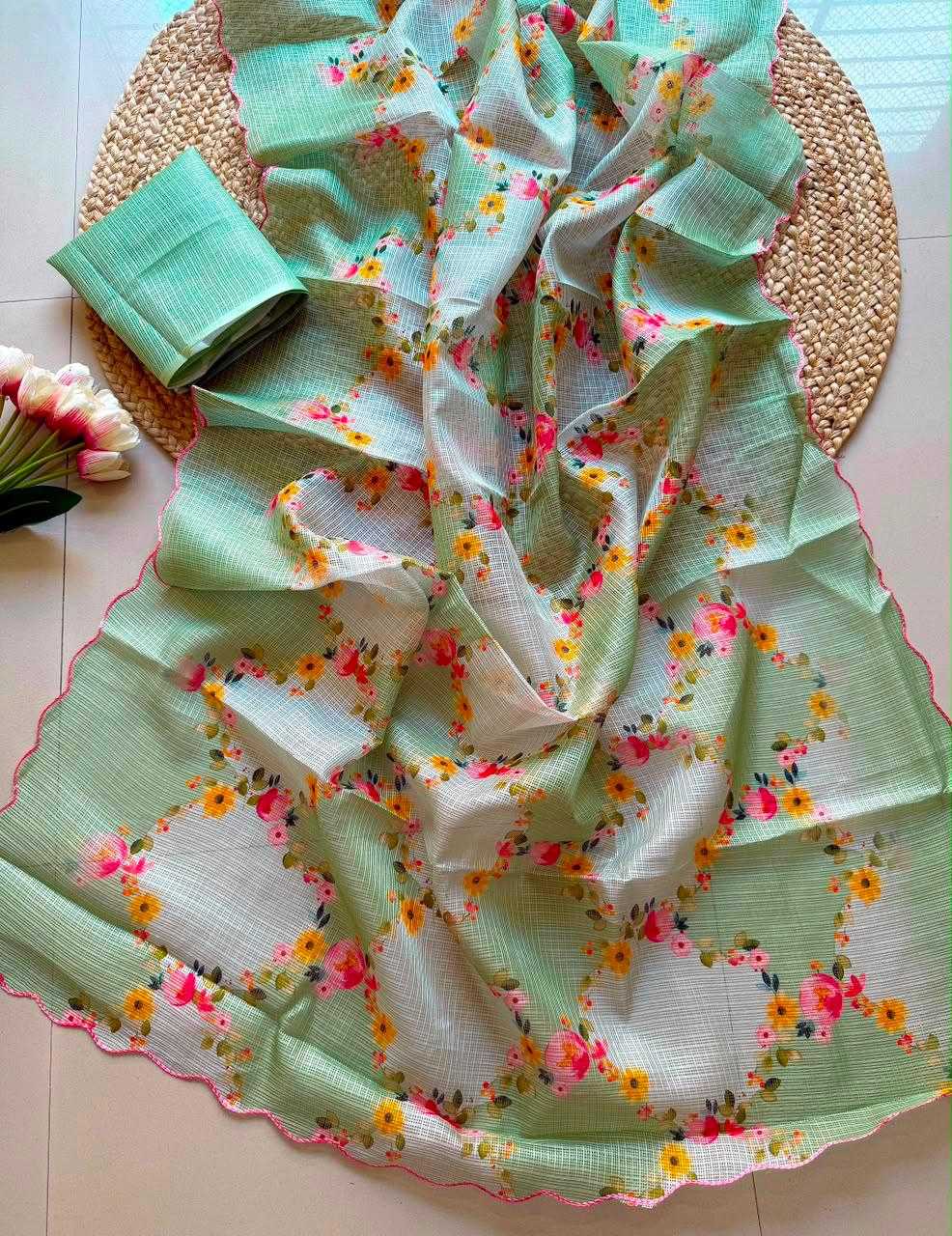 Kota Checks Printed Saree