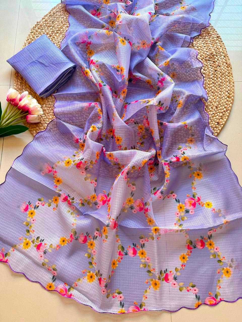 Kota Checks Printed Saree