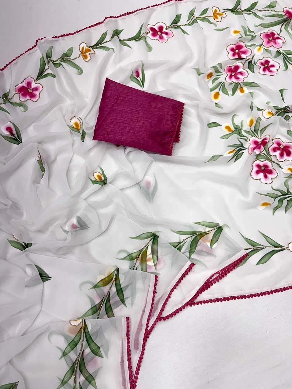 Georgette Printed Saree