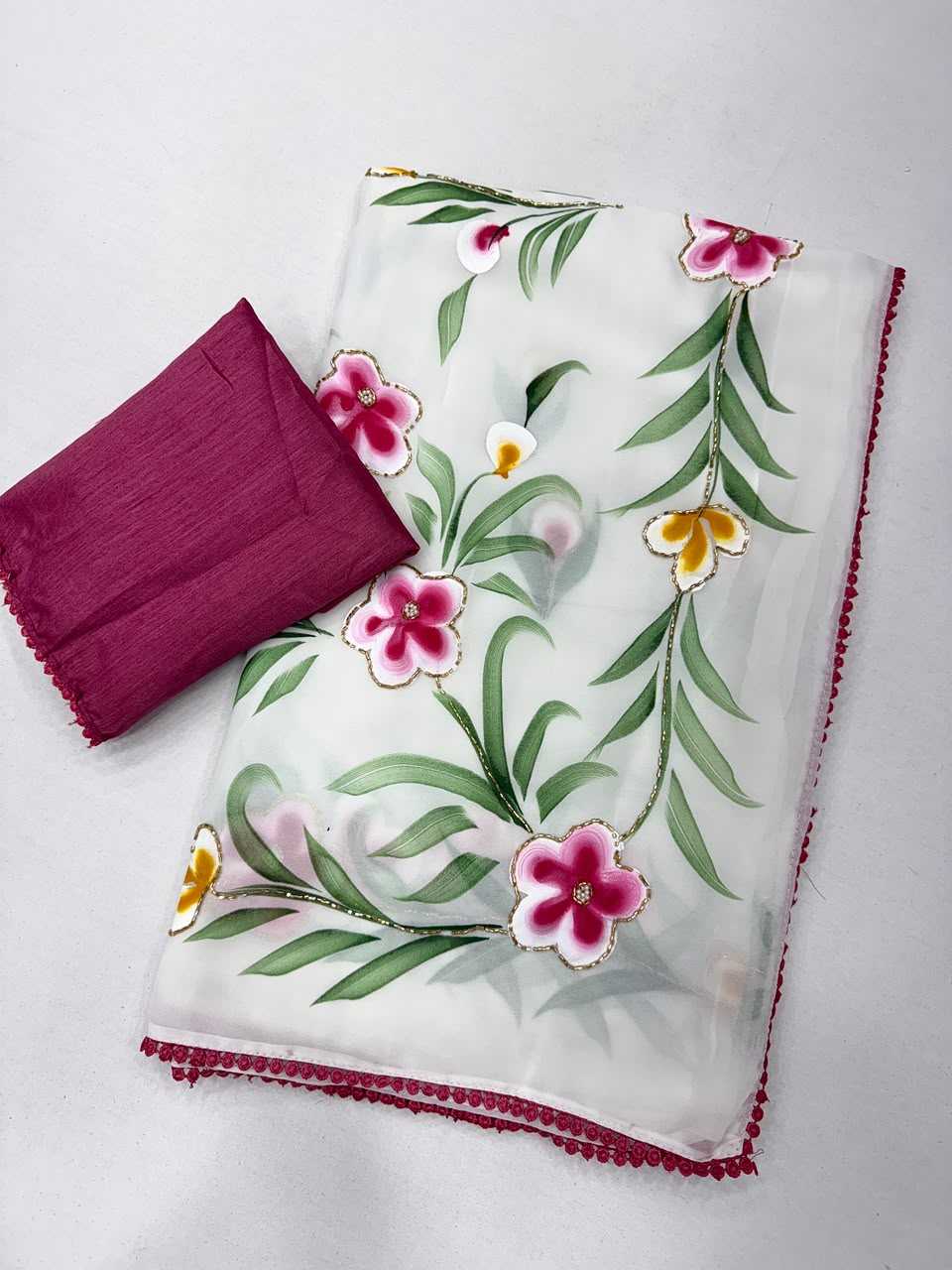 Georgette Printed Saree