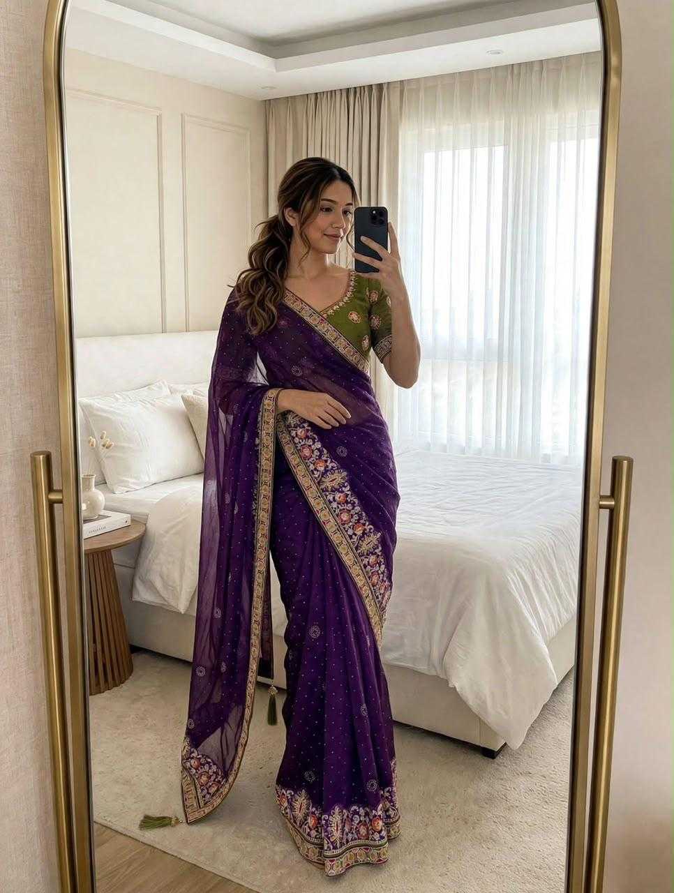 Aaradhya Chiffon Saree