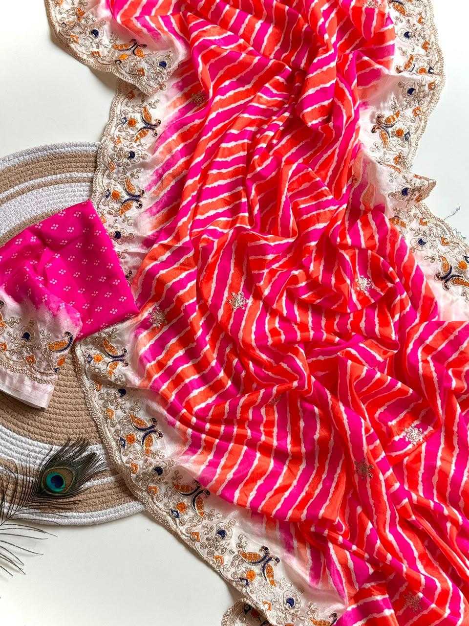 Aaradhya Chinon Designer Saree