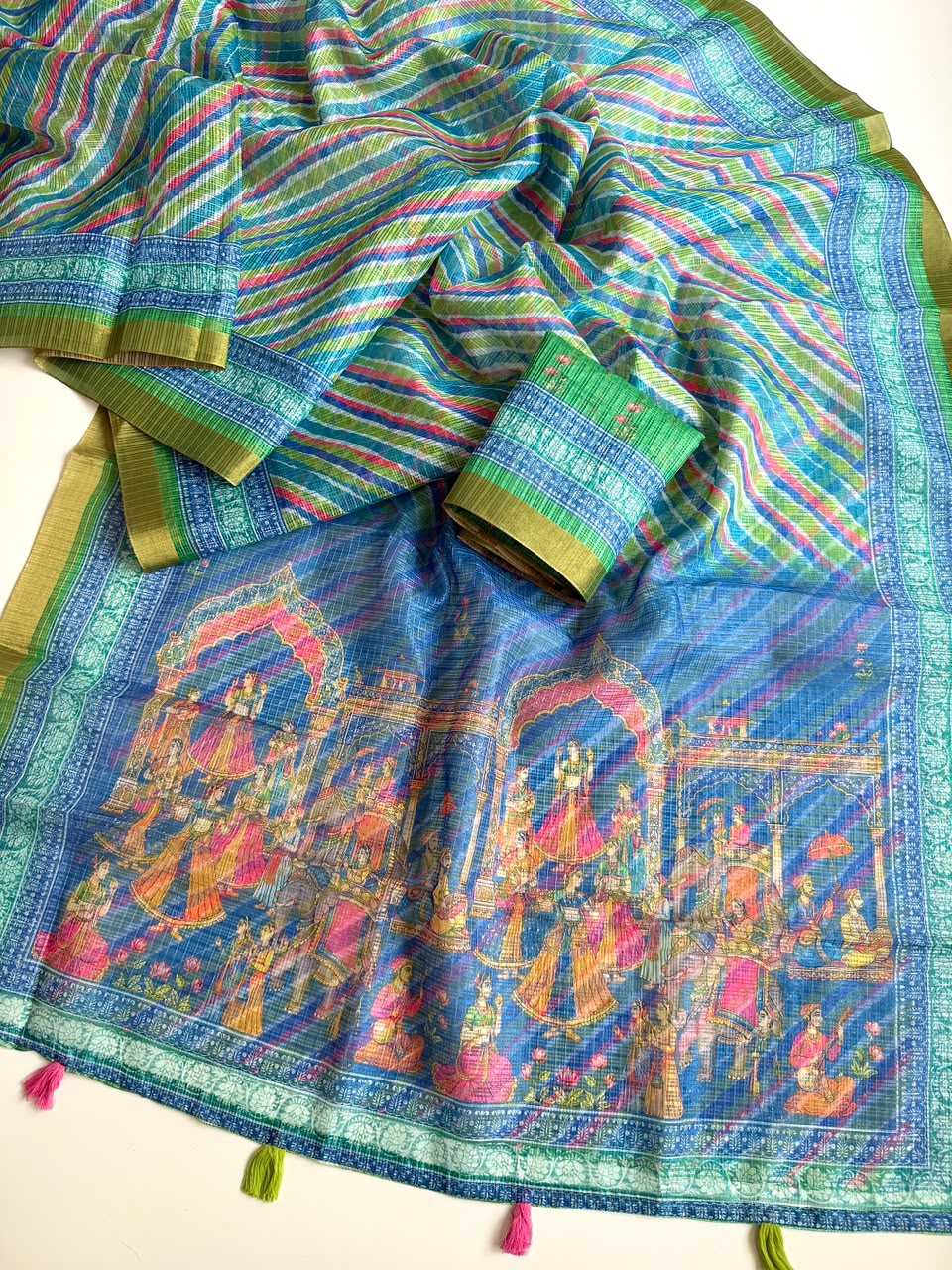 Kota Checks Printed Saree