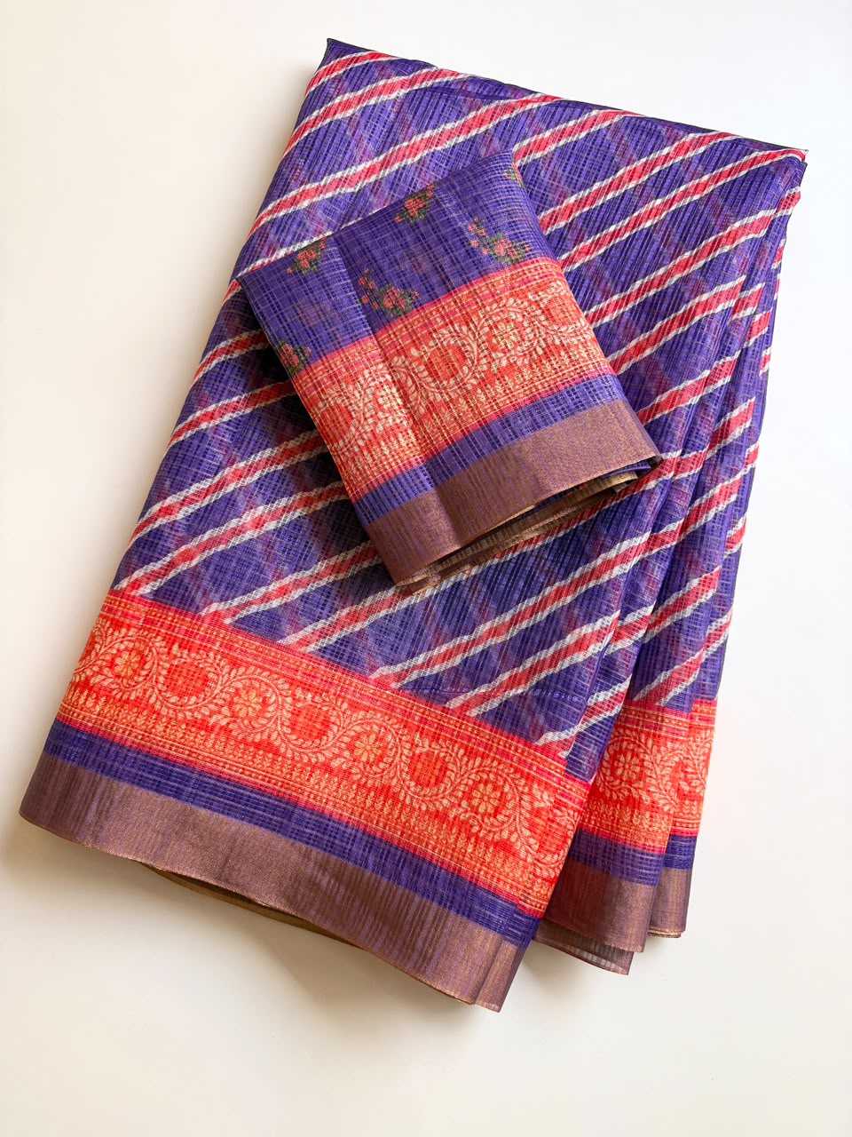 Kota Checks Printed Saree