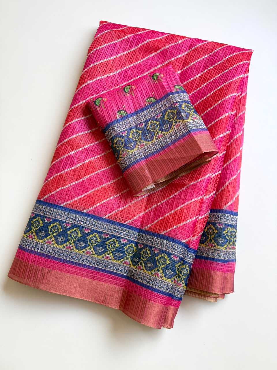 Kota Checks Printed Saree