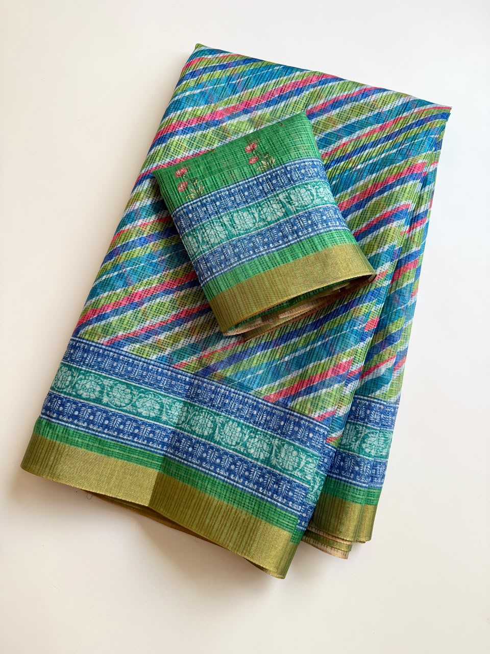 Kota Checks Printed Saree