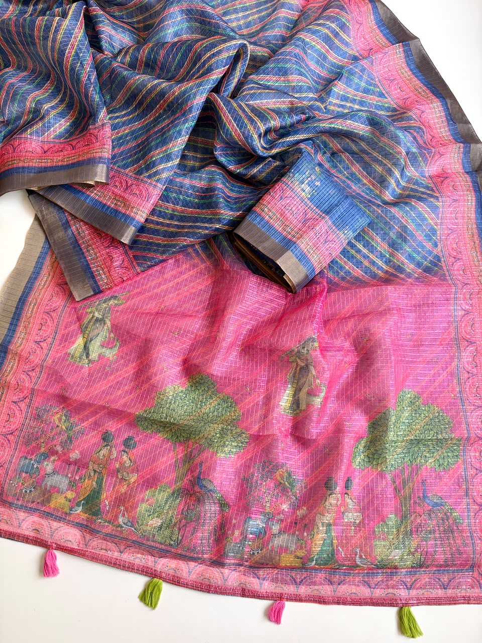 Kota Checks Printed Saree
