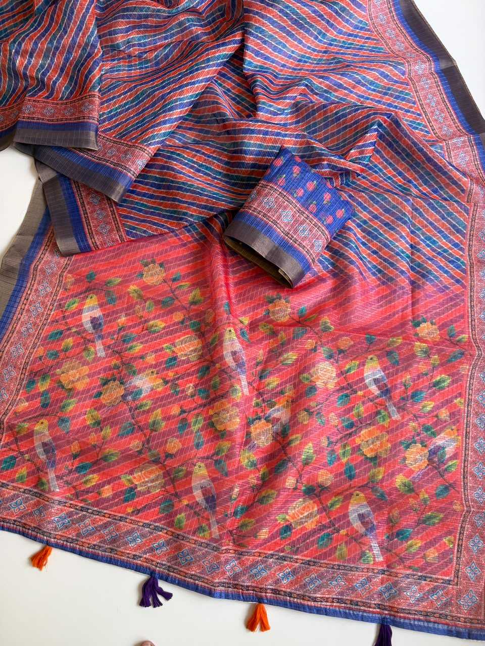 Kota Checks Printed Saree