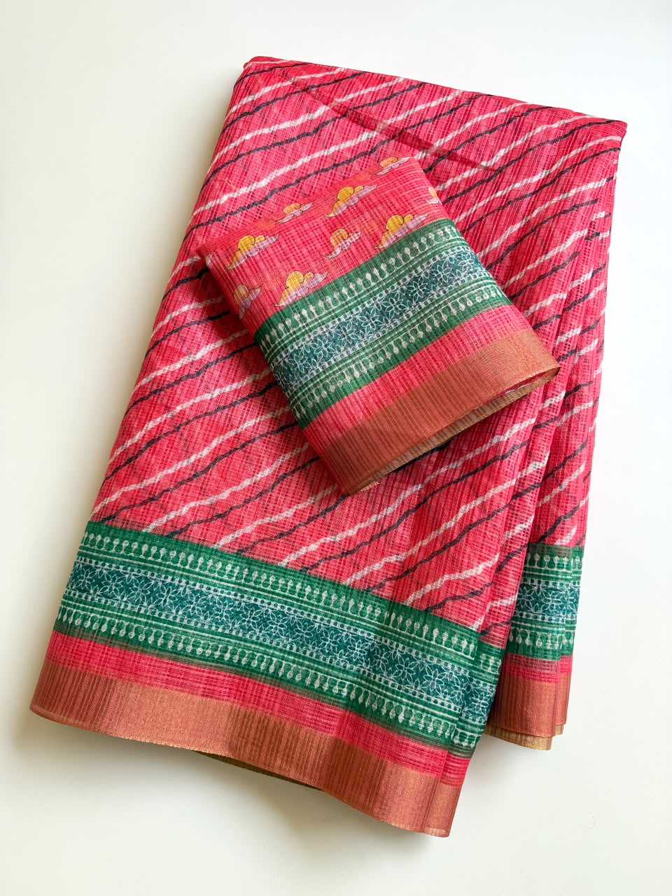 Kota Checks Printed Saree