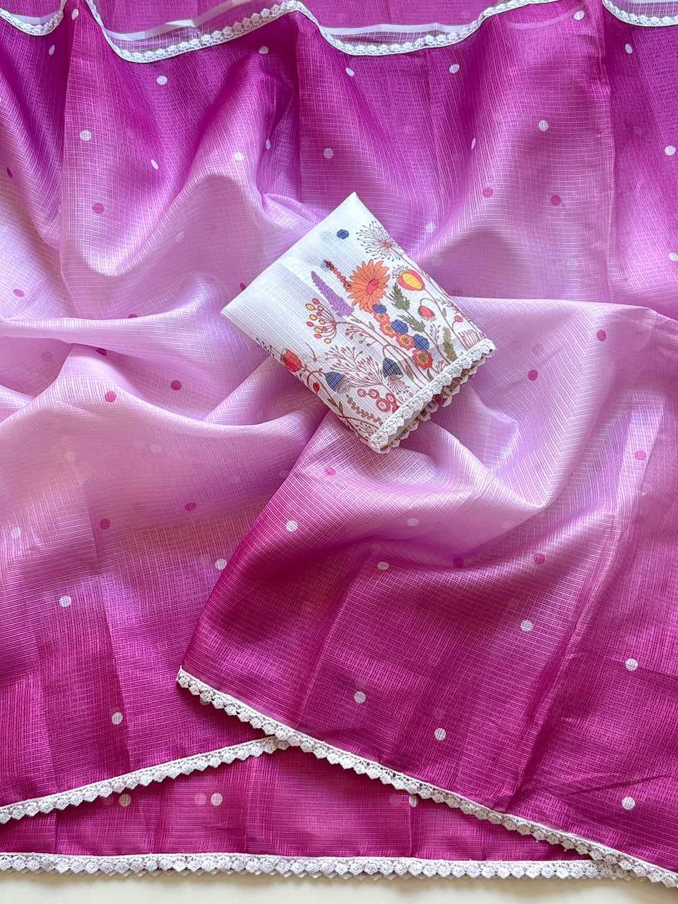 Kota Checks Printed Saree