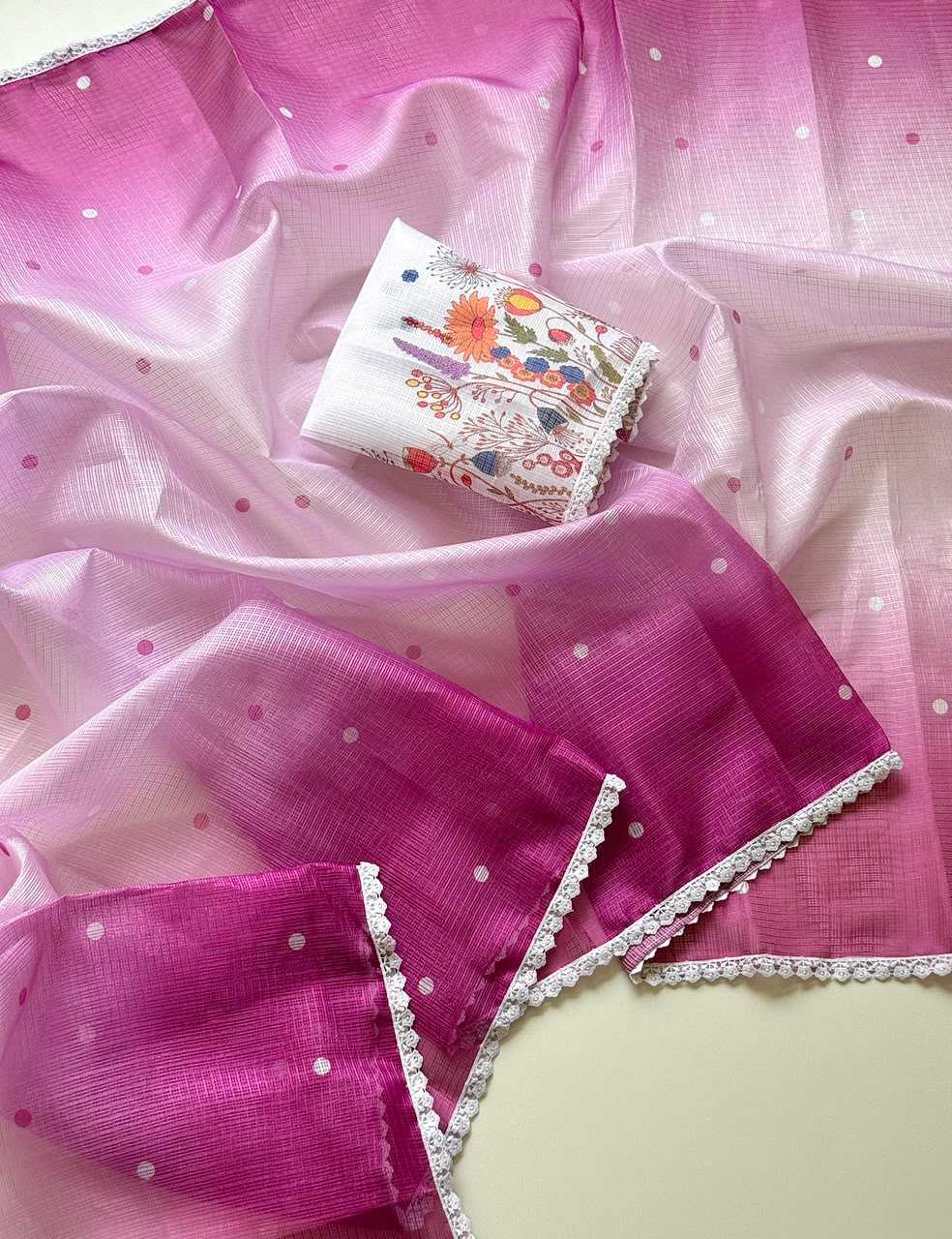 Kota Checks Printed Saree