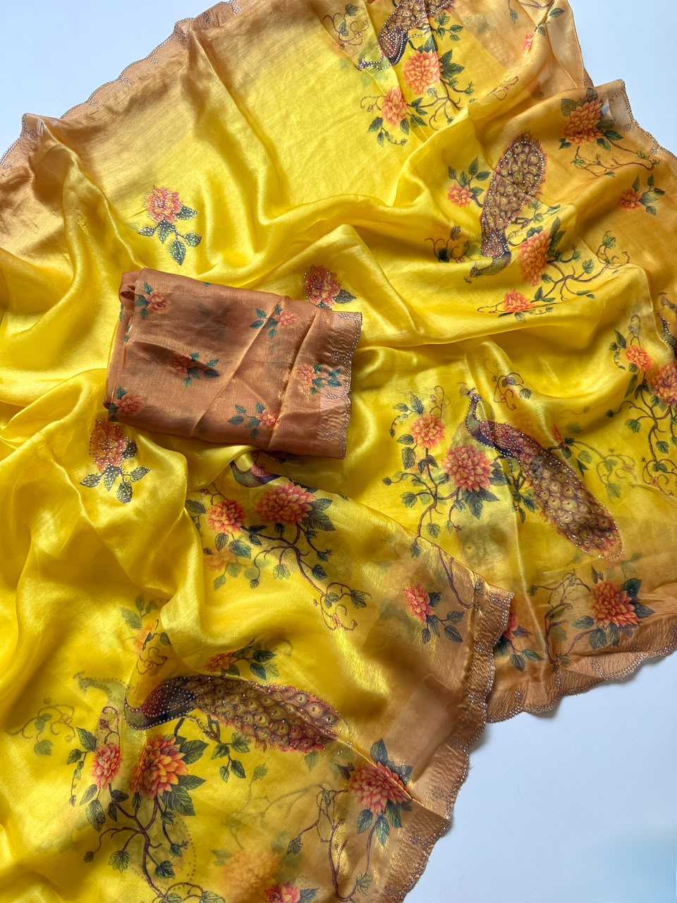 Satin Designer Saree