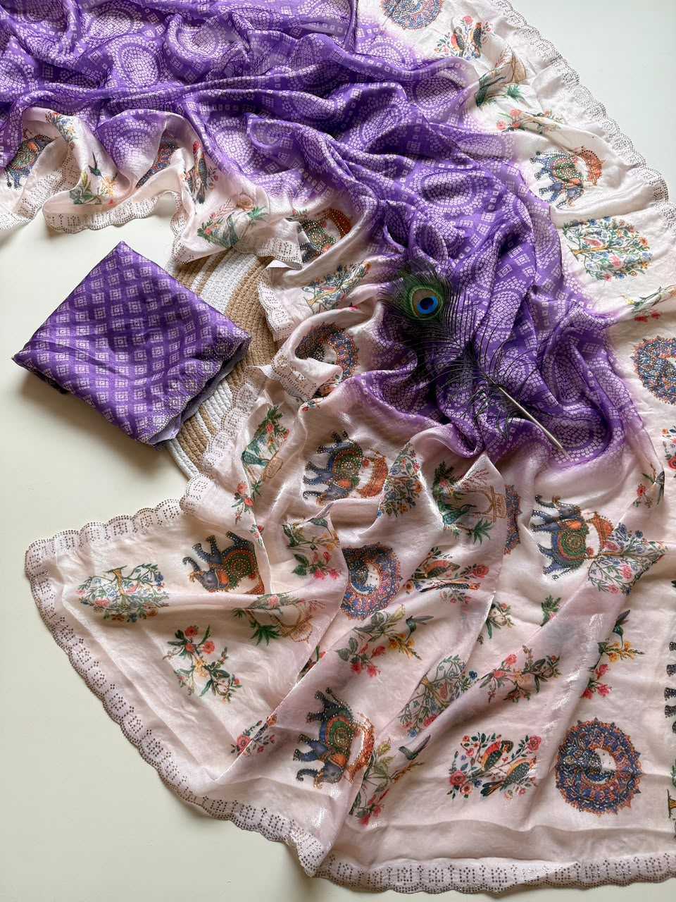 Printed Saree