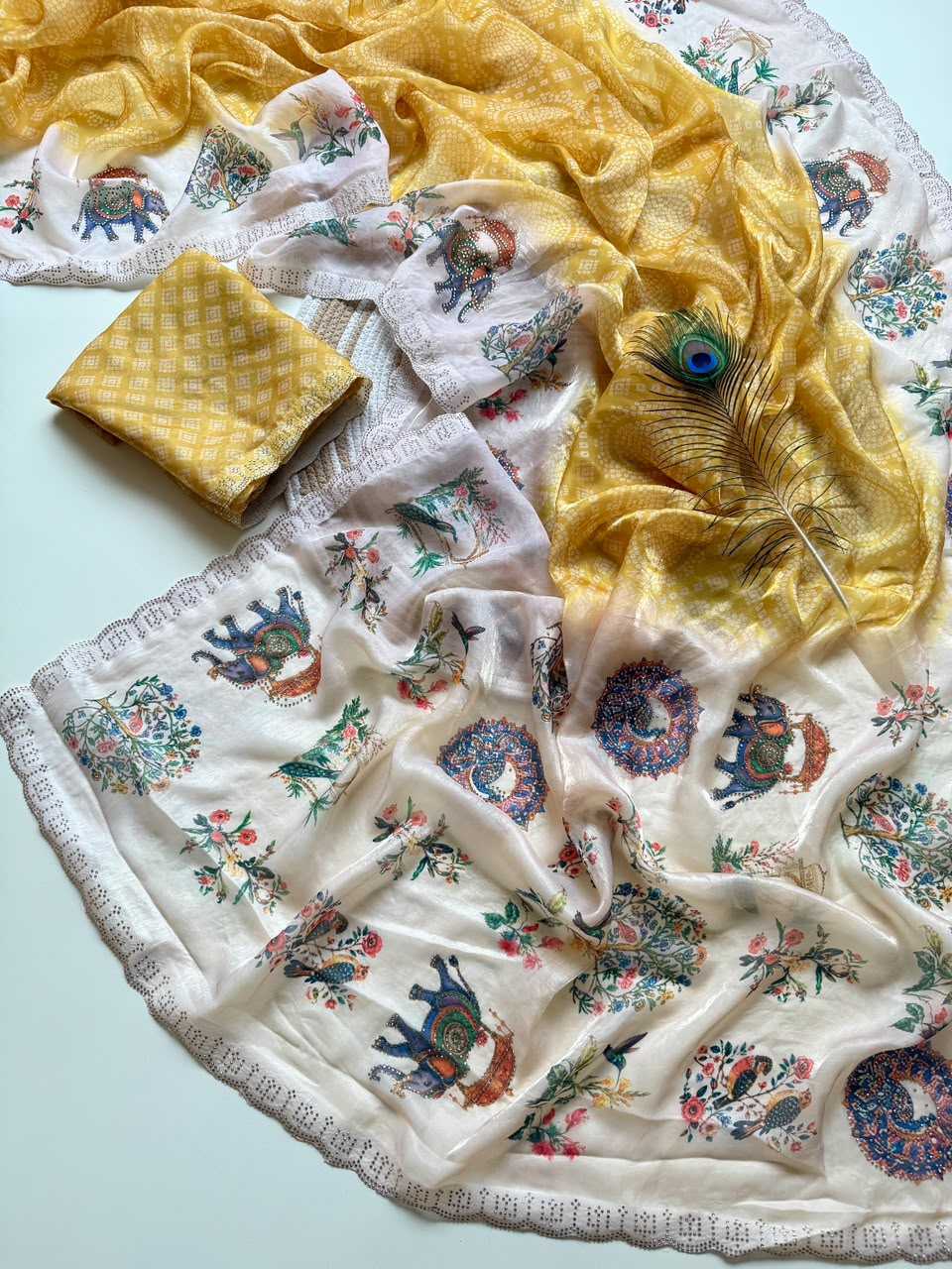 Printed Saree